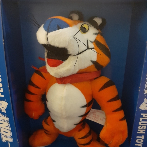 🐯🥣 TONEY THE TIGER 1997 Plush Doll NIB Collector's Item Rare  🐯🥣 - Picture 13 of 14
